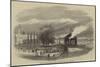 Berne and Geneva Railway, Station at Yverdun, on the Lake of Neuchatel-null-Mounted Giclee Print