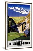 Berne-Loetschberg-Simplon-Eugen Henziross-Framed Art Print