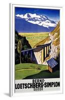 Berne-Loetschberg-Simplon-Eugen Henziross-Framed Art Print