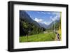 Berner Oberlandbahn Railway in Lutschental near Grindelwald, Bernese Oberland, Switzerland, Europe-Hans-Peter Merten-Framed Photographic Print