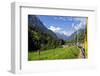 Berner Oberlandbahn Railway in Lutschental near Grindelwald, Bernese Oberland, Switzerland, Europe-Hans-Peter Merten-Framed Photographic Print