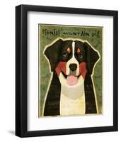 Bernese Mountain Dog-John Golden-Framed Giclee Print