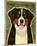 Bernese Mountain Dog-John Golden-Mounted Giclee Print