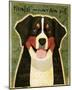 Bernese Mountain Dog-John Golden-Mounted Giclee Print