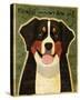 Bernese Mountain Dog-John Golden-Stretched Canvas
