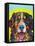 Bernese Mountain Dog-Dean Russo-Framed Stretched Canvas