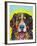 Bernese Mountain Dog-Dean Russo-Framed Giclee Print