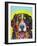 Bernese Mountain Dog-Dean Russo-Framed Giclee Print