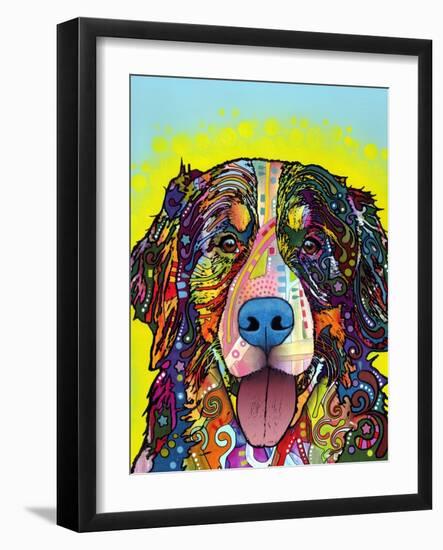 Bernese Mountain Dog-Dean Russo-Framed Giclee Print