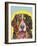 Bernese Mountain Dog-Dean Russo-Framed Giclee Print