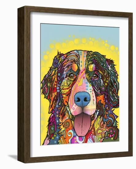 Bernese Mountain Dog-Dean Russo-Framed Giclee Print