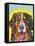 Bernese Mountain Dog-Dean Russo-Framed Stretched Canvas