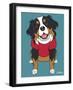 Bernese Mountain Dog-Tomoyo Pitcher-Framed Giclee Print