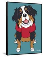 Bernese Mountain Dog-Tomoyo Pitcher-Framed Stretched Canvas