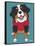 Bernese Mountain Dog-Tomoyo Pitcher-Framed Stretched Canvas