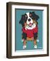 Bernese Mountain Dog-Tomoyo Pitcher-Framed Giclee Print