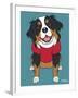 Bernese Mountain Dog-Tomoyo Pitcher-Framed Giclee Print