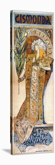 Bernhardt: Mucha Poster-Alphonse Mucha-Stretched Canvas