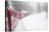 Bernina Railway Line, UNESCO World Heritage Site, Graubunden, Swiss Alps, Switzerland, Europe-Christian Kober-Stretched Canvas