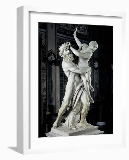 Bernini Gian Lorenzo, The Rape of Prosperpina, 1621-1622. Borghese Gallery, Rome, Italy-Gian Lorenzo Bernini-Framed Art Print