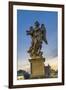 Bernini's Angel, Castel Ponte Sant Angelo Vatican, Rome, Italy.-William Perry-Framed Premium Photographic Print