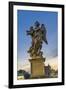 Bernini's Angel, Castel Ponte Sant Angelo Vatican, Rome, Italy.-William Perry-Framed Premium Photographic Print