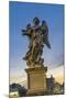 Bernini's Angel, Castel Ponte Sant Angelo Vatican, Rome, Italy.-William Perry-Mounted Premium Photographic Print