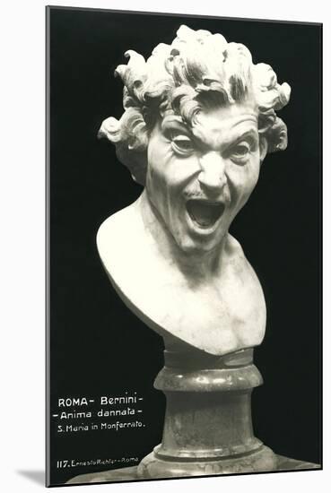 Bernini's Anima Dannata-null-Mounted Art Print