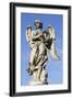 Bernini's Breezy Maniac Angels Statue on the Ponte Sant'Angelo, Rome, Lazio, Italy-Stuart Black-Framed Photographic Print