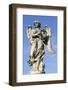 Bernini's Breezy Maniac Angels Statue on the Ponte Sant'Angelo, Rome, Lazio, Italy-Stuart Black-Framed Photographic Print