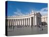 Bernini's Colonnade, St. Peter's Square, Vatican City, UNESCO World Heritage Site, Rome, Lazio-Jean Brooks-Stretched Canvas