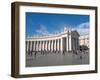 Bernini's Colonnade, St. Peter's Square, Vatican City, UNESCO World Heritage Site, Rome, Lazio-Jean Brooks-Framed Photographic Print