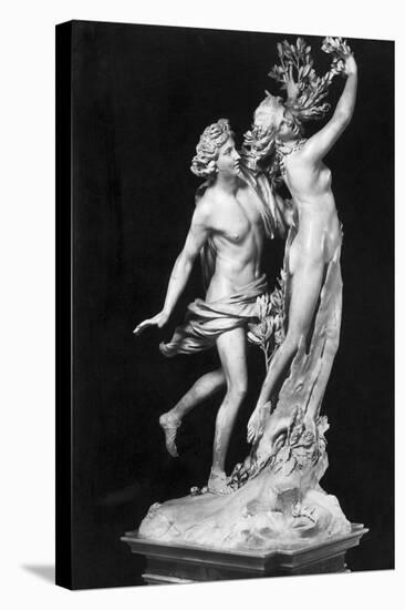 Bernini's Sculpture Apollo and Daphne-null-Stretched Canvas