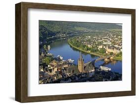 Bernkastel-Kues, Moselle Valley, Rhineland-Palatinate, Germany, Europe-Hans-Peter Merten-Framed Photographic Print