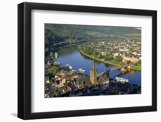 Bernkastel-Kues, Moselle Valley, Rhineland-Palatinate, Germany, Europe-Hans-Peter Merten-Framed Photographic Print