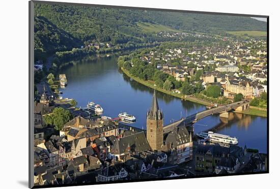 Bernkastel-Kues, Moselle Valley, Rhineland-Palatinate, Germany, Europe-Hans-Peter Merten-Mounted Photographic Print