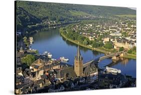 Bernkastel-Kues, Moselle Valley, Rhineland-Palatinate, Germany, Europe-Hans-Peter Merten-Stretched Canvas