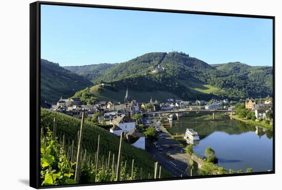 Bernkastel-Kues, Moselle Valley, Rhineland-Palatinate, Germany, Europe-Hans-Peter Merten-Framed Stretched Canvas