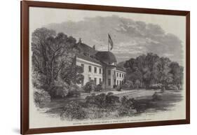 Bernstorf Palace, the Country Residence of Prince Christian of Denmark-Edmund Morison Wimperis-Framed Giclee Print