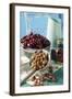 Berries and Cherries with Milk Jug-Eising Studio - Food Photo and Video-Framed Photographic Print