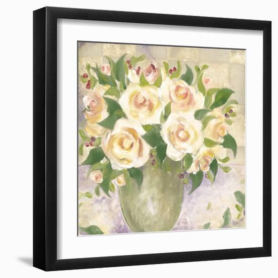 Berries and Roses I-Patricia Roberts-Framed Art Print