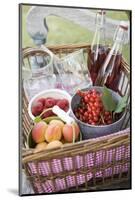Berries, Apricots, Bottles of Juice and Jars in Basket-Eising Studio - Food Photo and Video-Mounted Photographic Print