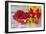 Berries, Blossoms, Red, Yellow, Enamel Dishes-Andrea Haase-Framed Photographic Print