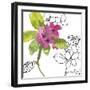 Berry Bloom I-Sandra Jacobs-Framed Giclee Print