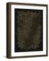 Berry Branches in Black and Gold-Cat Coquillette-Framed Art Print