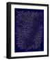 Berry Branches in Navy and Gold-Cat Coquillette-Framed Giclee Print