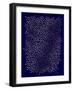 Berry Branches in Navy and Gold-Cat Coquillette-Framed Art Print