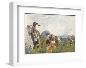 Berry Pickers, 1873-Winslow Homer-Framed Art Print