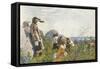 Berry Pickers, 1873-Winslow Homer-Framed Stretched Canvas