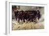 Bersaglieri Charge at Porta Pia-Michele Cammarano-Framed Giclee Print